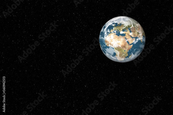 Fototapeta planet earth from outer space