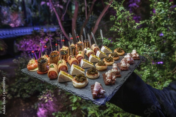 Obraz canapes served