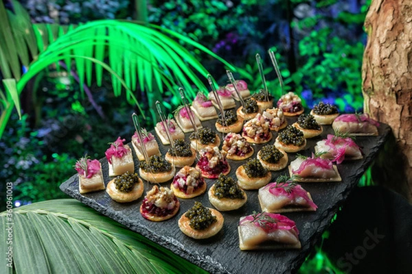 Obraz canapes served