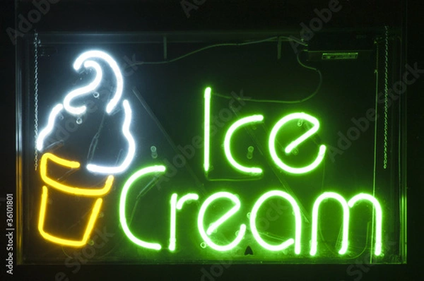 Obraz Neon Ice Cream