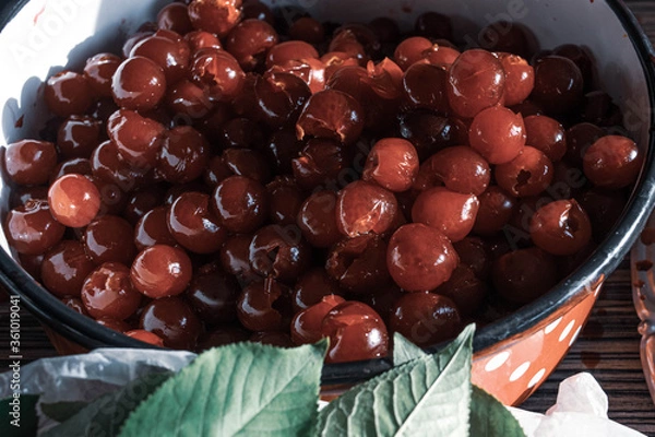 Obraz cherries in a bowl
