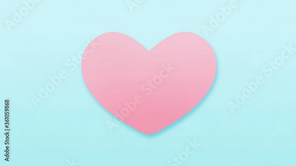 Fototapeta 立体的なハートの壁紙