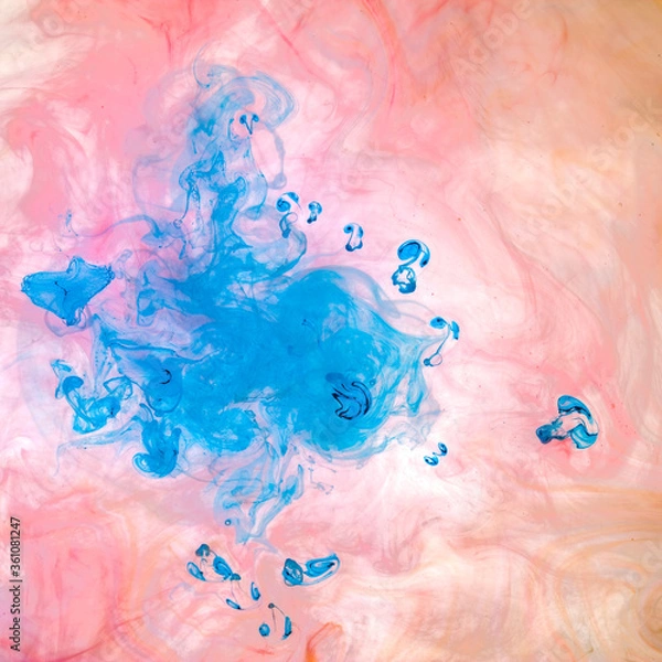 Obraz liquid_flowers