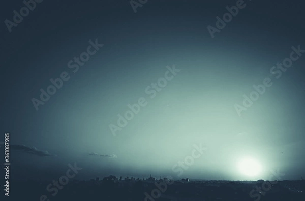 Obraz blue sky with clouds