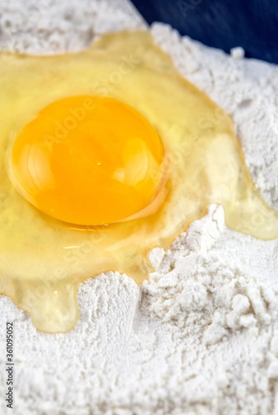 Obraz flour and eggs