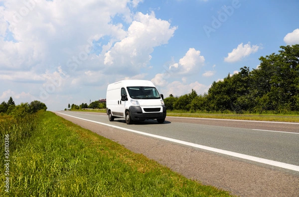 Fototapeta Delivery Van