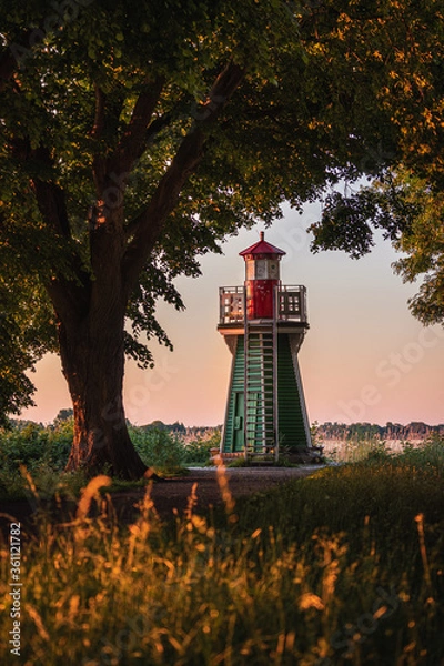 Obraz Leuchtturm an Bunthäuser Spitze
