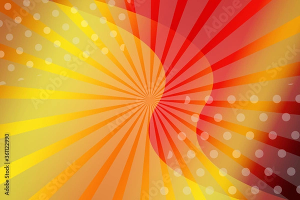 Fototapeta abstract, orange, wallpaper, illustration, red, yellow, pattern, design, wave, texture, graphic, waves, light, gradient, line, art, curve, backdrop, lines, color, swirl, digital, green, colorful