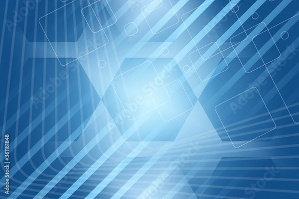 Fototapeta abstract, blue, design, light, wallpaper, illustration, pattern, texture, graphic, technology, backdrop, digital, backgrounds, color, art, purple, concept, space, business, shape, dark, curve, wave