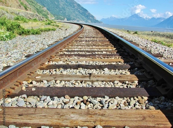 Obraz Railroad in Alaska