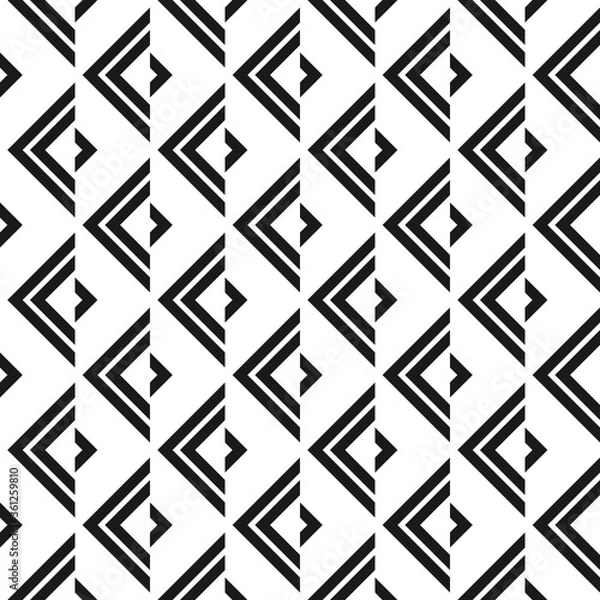 Obraz Seamless abstract geometric pattern with elements of rhombus