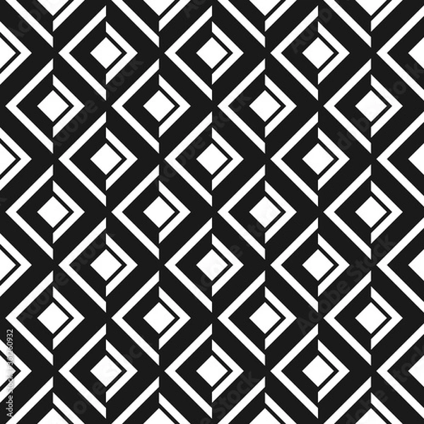Obraz Seamless abstract geometric pattern with elements of rhombus