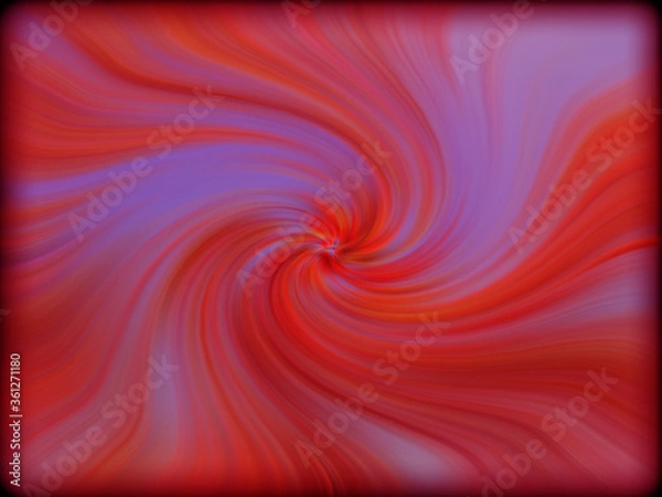 Fototapeta Colorful twisted background.Abstract background  effect with red color tone.Wallpaper design illustration.