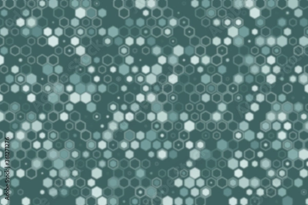 Fototapeta Blurry effect. Abstract blur illustration. Blurred background. Unfocused backdrop. Abstract hexagon wallpaper. Background with hexagon. Geometric illustration.