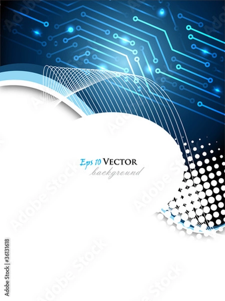 Obraz Blue abstract background