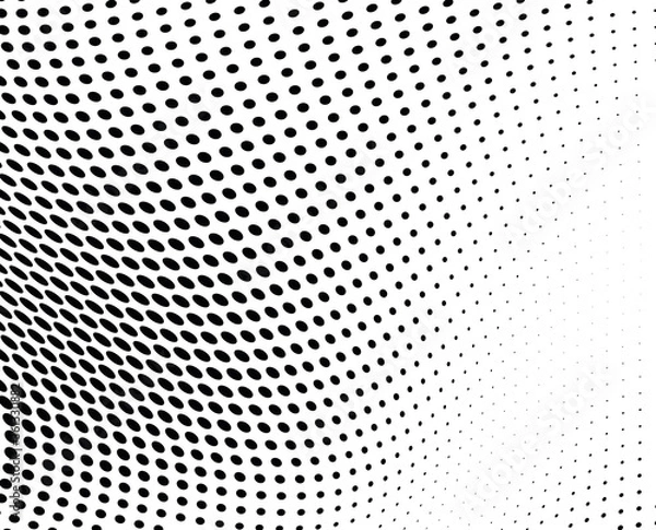 Obraz Abstract dotted vector background. Halftone effect