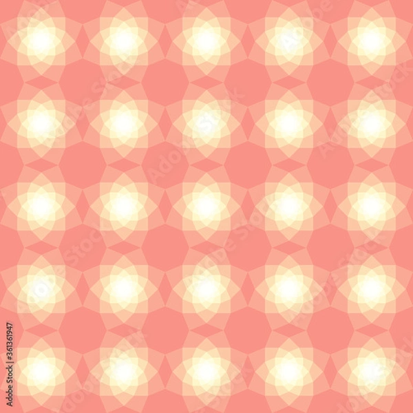 Fototapeta seamless geometric interwoven patterns. hypnotic effect. it can be used as background, fabric pattern, cover page, backdrop, wallpaper