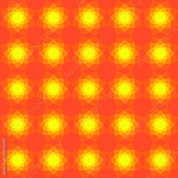 Fototapeta seamless geometric interwoven patterns. hypnotic effect. it can be used as background, fabric pattern, cover page, backdrop, wallpaper