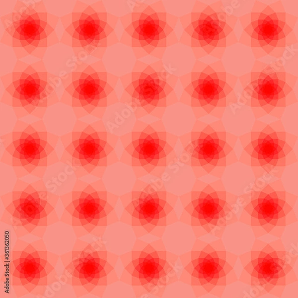 Fototapeta seamless geometric interwoven patterns. hypnotic effect. it can be used as background, fabric pattern, cover page, backdrop, wallpaper