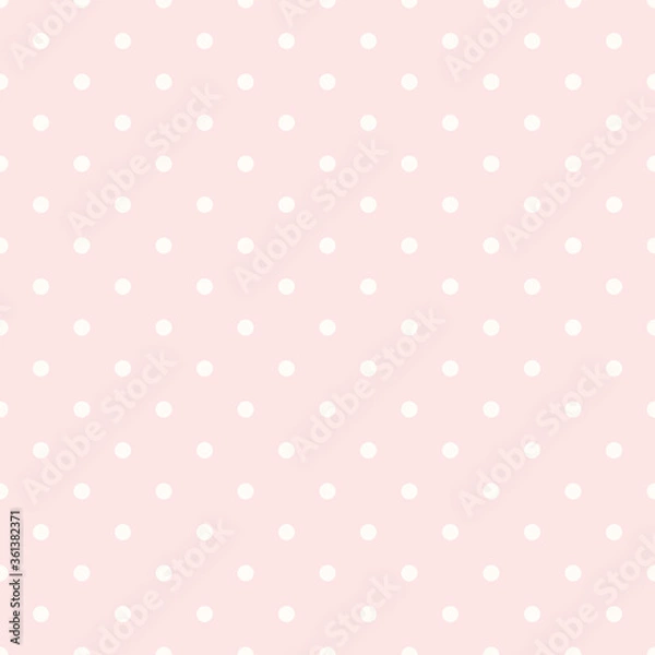 Obraz pink polka dots