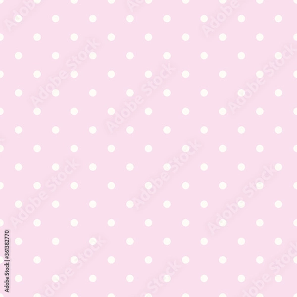 Obraz pink polka dots