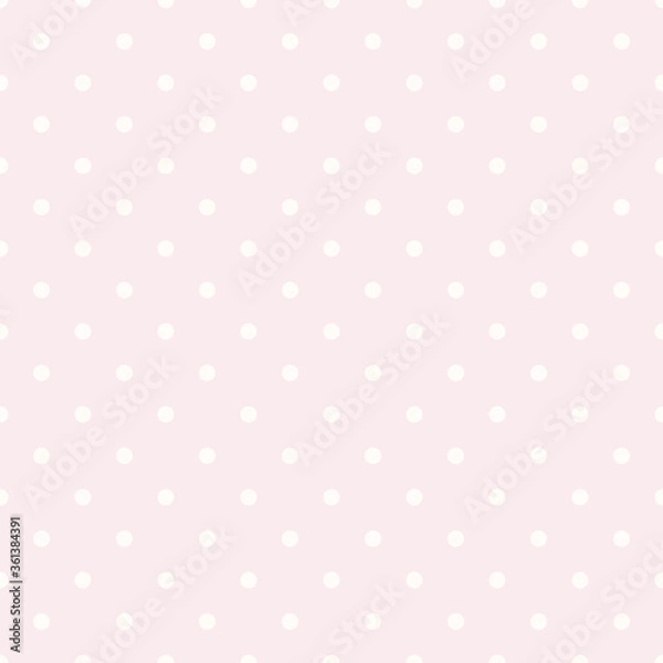 Obraz pink polka dots