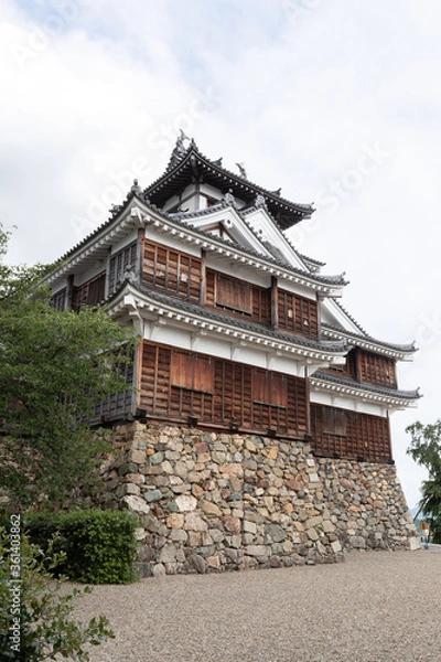 Fototapeta 福知山城 -明智光秀が丹波平定成功の後、丹波の拠点として新たに築城-