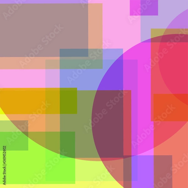 Obraz Vector geometric pattern background. Nice  colourful composition geometric for your design.