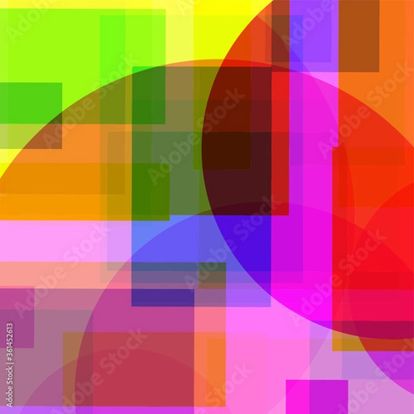 Obraz Vector geometric pattern background. Nice  colourful composition geometric for your design.