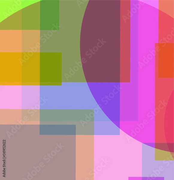 Obraz Vector geometric pattern background. Nice  colourful composition geometric for your design.