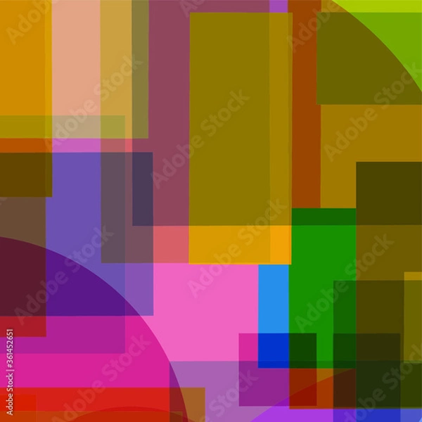 Obraz Vector geometric pattern background. Nice  colourful composition geometric for your design.