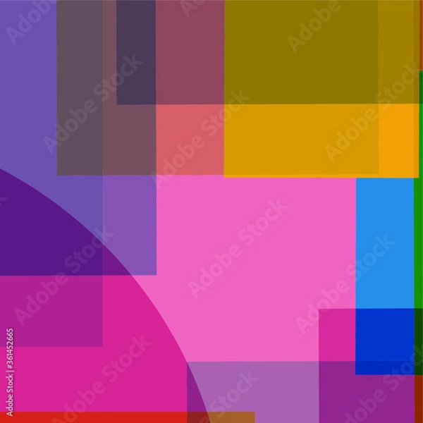 Obraz Vector geometric pattern background. Nice  colourful composition geometric for your design.