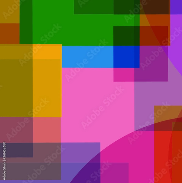 Obraz Vector geometric pattern background. Nice  colourful composition geometric for your design.