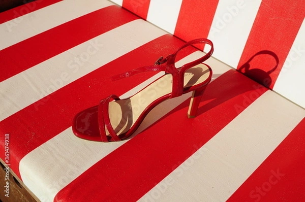 Fototapeta Highheels am Strand