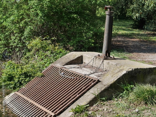 Obraz old wooden bench