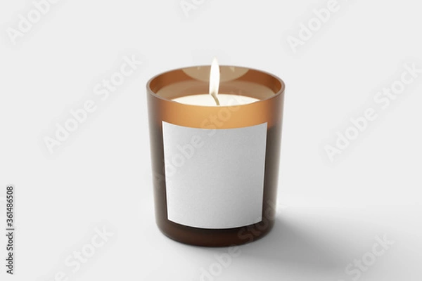 Fototapeta Candle mockup