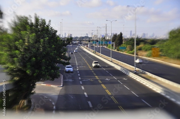 Obraz traffic on the highway