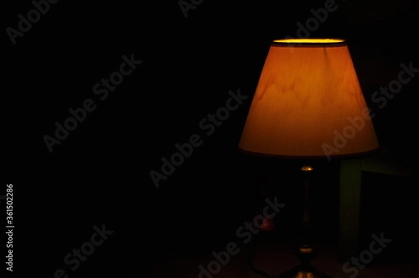 Obraz lamp in the dark