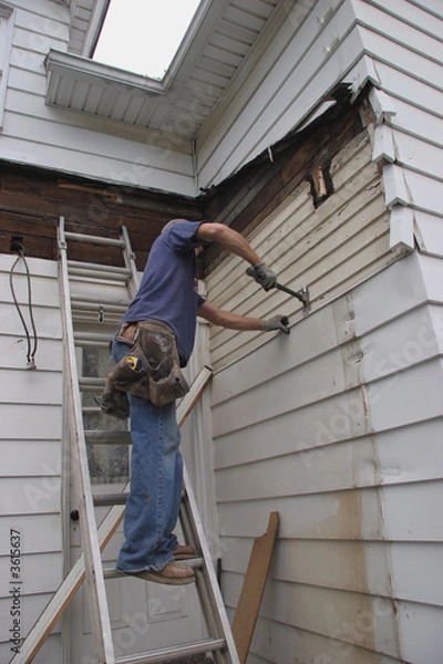 Obraz Removing siding