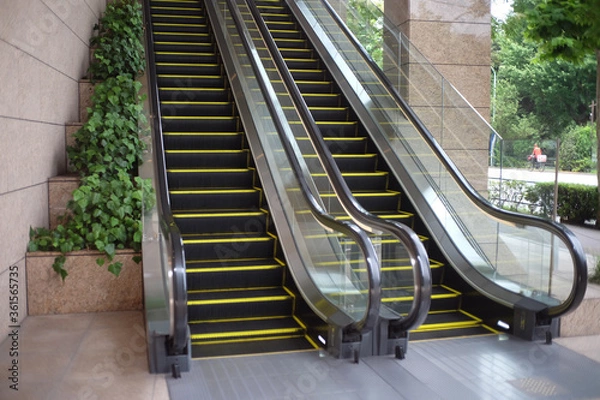 Fototapeta escalator