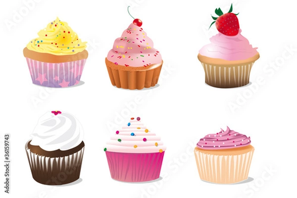 Fototapeta sweet cupcake