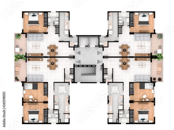 Obraz modern home interior