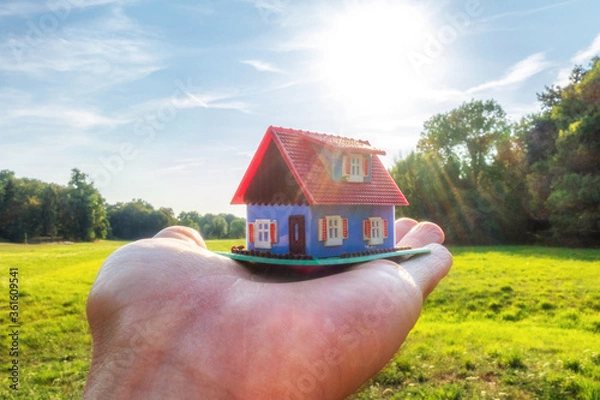 Obraz Traum vom Eigenheim