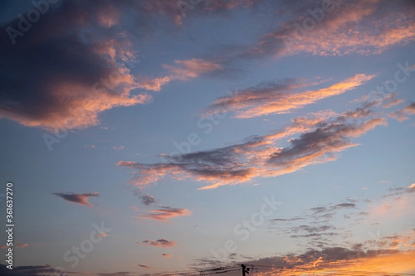 Fototapeta nubes artísticas 
