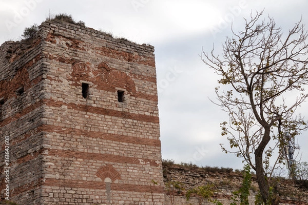 Fototapeta View of Yedikule Fortress in Istanbul, Turkey