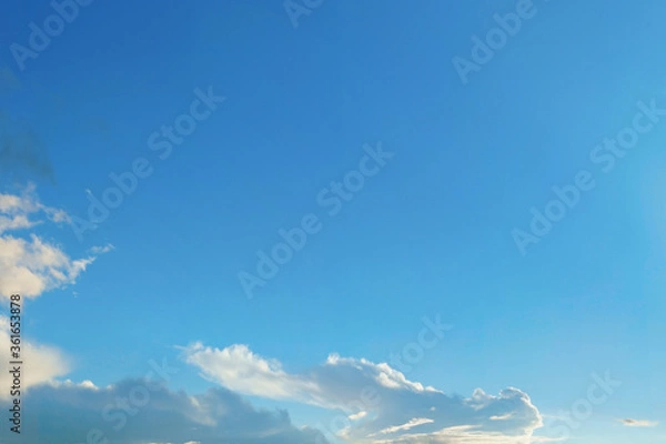 Fototapeta panorama. clouds in blue sky