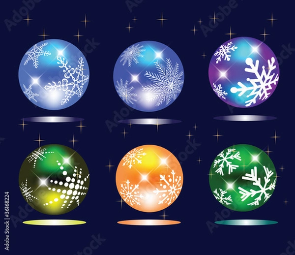 Obraz Christmas spheres