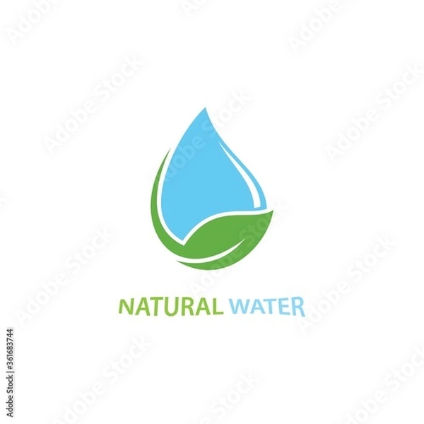 Fototapeta water drop Logo