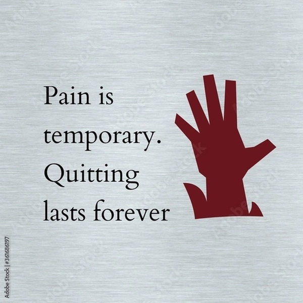 Obraz Motivation and inspirational quotes for success in life. Quote written on a nice background