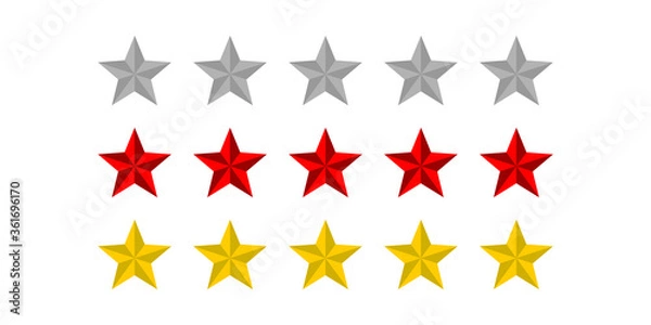 Fototapeta 5star sets icon symbol vector